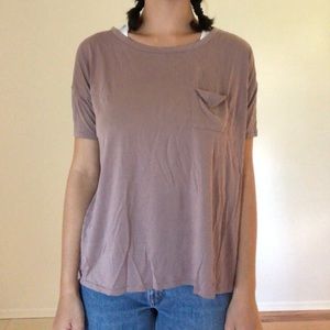 oversized maroon t shirt!